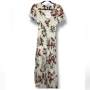 Floral White Maxi Dress